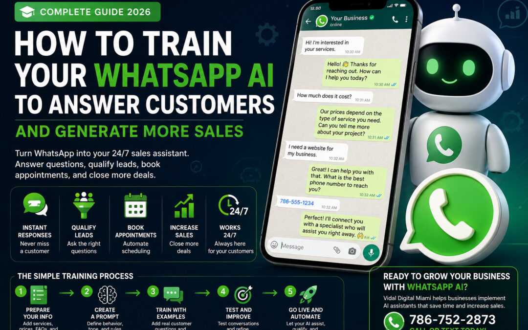 How to Train Your WhatsApp AI to Answer Customers and Generate More Sales (Complete Guide 2026)