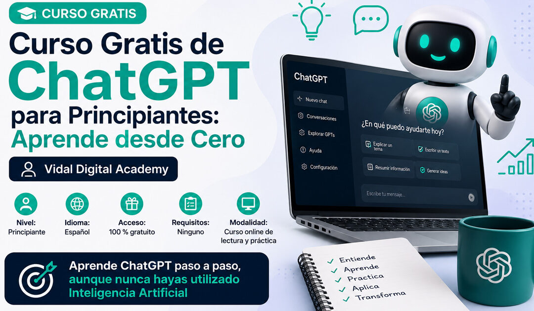 Estudiantes aprendiendo a usar ChatGPT en un curso en línea gratuito.